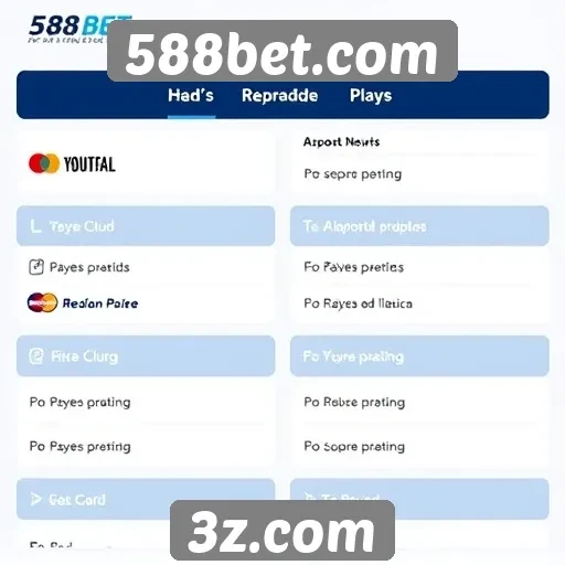 Métodos de pagamento no 588bet para os jogadores